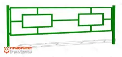 Газонное ограждение со столбами ОГ-17 (2000х400 мм) для детской площадки1