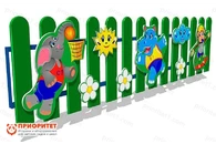 Ограждение детской площадки «Игра» деревянное