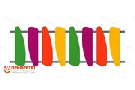 Ограждение для детской игровой площадки в детском саду «Краски» 1936х47х750
