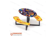 Столик круглый Рыбы