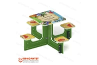 Столик квадратный Крестики-нолики