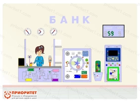 Комплексное настенное решение В банке Комплексное настенное решение В банке