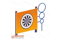 Стенка для метания со стойкой