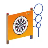 Стенка для метания со стойкой1