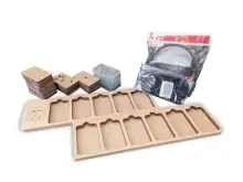 Комплект сенсорных пластин Тактильные карточки1