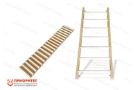Детская шведская стенка с наклонной доской «Юный спортсмен»