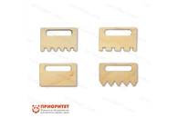 Трафареты для рисования песком «Гребешки №2» (4 штуки)