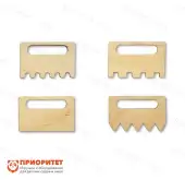 Трафареты для рисования песком «Гребешки №2» (4 штуки)1