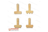 Трафареты для рисования песком «Грабельки» (4 штуки)