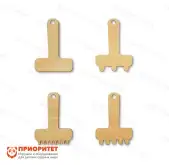 Трафареты для рисования песком «Грабельки» (4 штуки)1