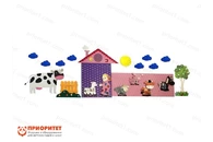 Комплексное настенное решение В гостях у бабушки