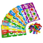 Игры с прищепками Фрукты-овощи1