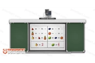 Рельсовая система для инт. панели 3000х1200(1500х1200х150) меловая