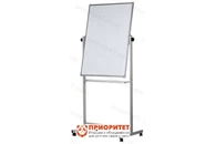 Поворотная магнитная полимерная школьная доска 750х1000 (маркерная)