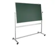 Поворотная магнитная полимерная школьная доска 1200х1000 (меловая)1