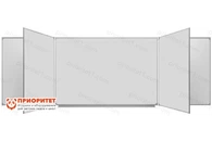 Пятиэлементная магнитная эмалированная школьная доска 2000х750 (маркерная)