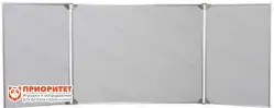 Трёхэлементная магнитная полимерная школьная доска 3400х1200 (маркерная)1