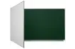 Двухэлементная (Л) магнитная полимерная школьная доска 1500х850 комбинированная (мел маркер)_1