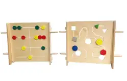 Дидактические панели Разноцветные фигуры1