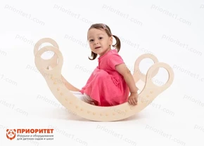 Горка-качалка «Радужные дни» (без покрытия) Горка-качалка «Радужные дни» (без покрытия)