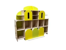 Стенка для игрушек В домике1