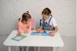 Стол на телескопических ножках Классика квадратный (белый)1