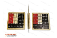 Настенная логическая игра Морской Бой с перегородкой и магнитами + запасные фигуры