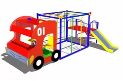 Макет-комплекс «Пожарная машина»1