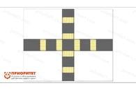 Имитация проезжей части 11х9 м