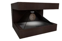 Настольная 3D пирамида с тремя проекциями1