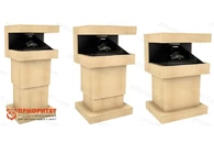 Напольная 3D пирамида на электроподъёмном механизме