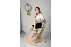 Стул растущий Orange Baby шлифованный1