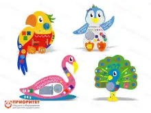 Набор бизибордов Сад птиц №3 Набор бизибордов Сад птиц №31