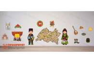 Комплексное настенное решение «Татарстан»