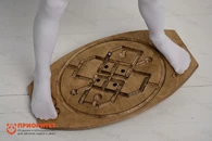 Балансировочная доска-лабиринт «Для ножек №3» (покрытая маслом)