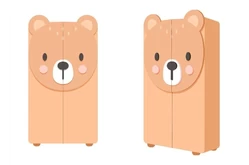 Шкаф детский Медвежонок Шкаф детский Медвежонок1