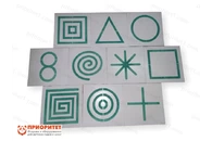 Фибровые тактильные доски «Формы и фигуры»