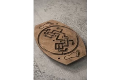 Балансировочная доска-лабиринт «Для ножек» №4 (покрытая маслом)1