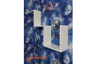 Полка настенная навесная для книг