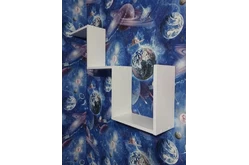 Полка настенная навесная для книг1