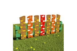 Забор «Божьи коровки в облаках»1