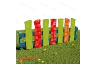 Забор «Божьи коровки в цветах»