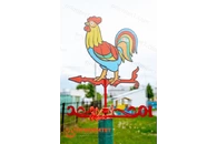 Флюгер «Красочный петушок большой»