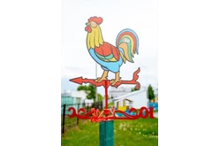 Флюгер «Красочный петушок большой»1