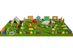 Туристическая площадка «Привал на полянке» (Комплект Элит 3)1