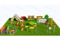 Туристическая площадка «Привал на полянке» (Комплект Про 1)