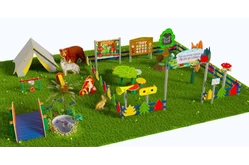 Туристическая площадка «Привал на полянке» (Комплект Про 3)1