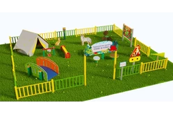 Туристическая площадка «Привал на полянке» (Комплект Оптима 2)1