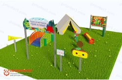 Туристическая площадка «Привал на полянке» (Комплект Лайт 1)1