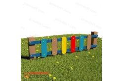 Забор «Брусочки» (Модель 1)1